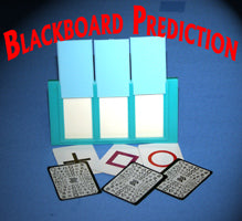 Blackboard Prediction close up.