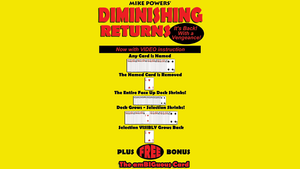 Diminishing Returns is a Favorite card trick of Rick Starkey at Make It Magic