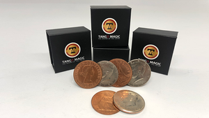 Hopping Half with Expanded Shell Coins & English Penny  by Tango