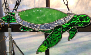Sea Turtle stained glass at Make It Magic