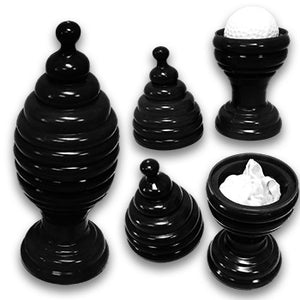 Golf Ball And Silk Vase