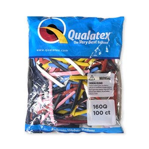 Balloon - Qualatex 160 Q - 100 Count Bag (on Sale)