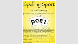 SPELLING SPORT STAGE by Mark Strivings
