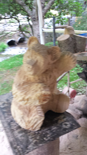 Chainsaw Carved Climbing Bear large