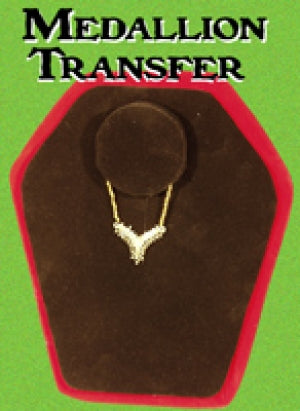 Medallion Transfer moves from one stand to the other! Make It Magic