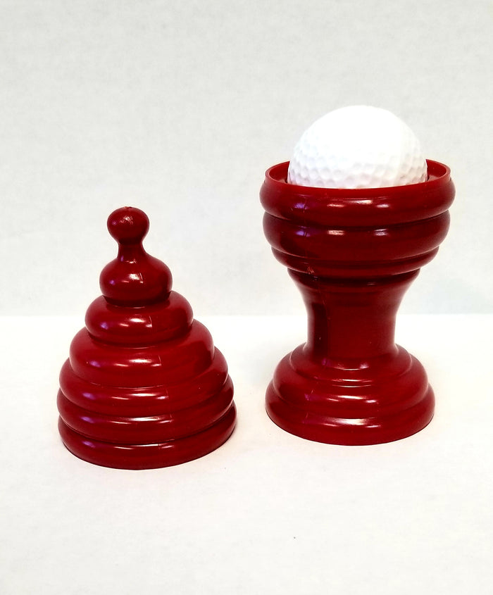 Golf Ball And Silk Vase