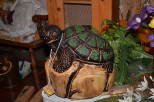 Chainsaw Carved Turtle