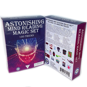 Astonishing Mind Reading Magic Set - 120 Tricks Magic Kit