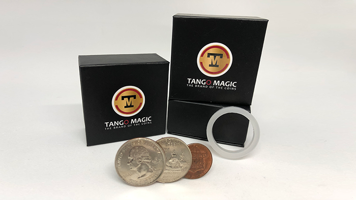 Locking Trick 61 cents (2 Quarters, 1 Dime, 1 Penny) by Tango
