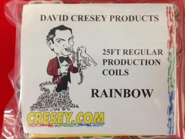 Mouth Coils - Regular Cresey - 25 Feet - Rainbow
