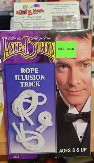 Lance Burton Rope Illusion Trick Vintage *